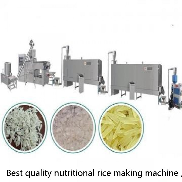 Best quality nutritional rice making machine , artificial rice production line , instant rice maker