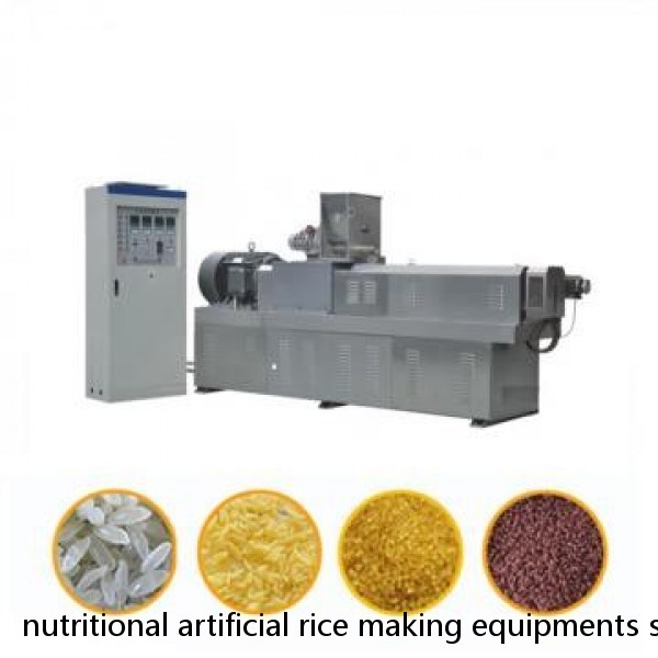 nutritional artificial rice making equipments strengthened equipment rice processing plant