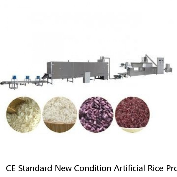 CE Standard New Condition Artificial Rice Processing Line